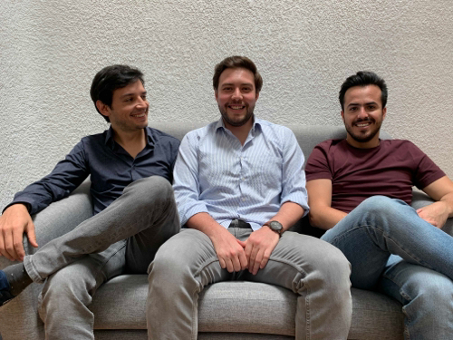 Miguel Verduzco, Joel Alvarado y Andrés Uzeta, fundadores de Lite.