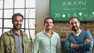 Ricardo Tinajero, Joaquín Rivera y Francisco Díaz, cofundadores de FRAXU