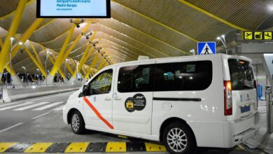 El taxi 033 en el Aeropuerto de Madrid