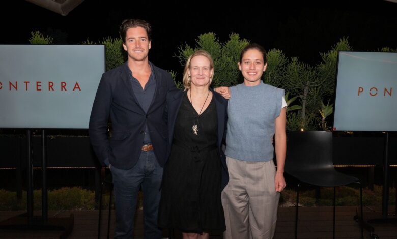 Simón Torras, Celia Francis e Isabel Gallo (cortesía de Ponterra)