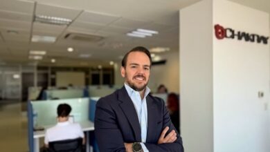 Lucas Bengoechea en las oficinas de Ciudad de México