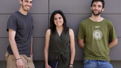 Gerard Pinar, COO; Isabel García, CEO; Adrià Roca, CTO