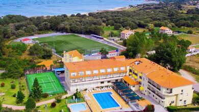 Panorámica del Hotel Mar del Norte 3000, en O Grove